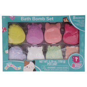 NEW Squishmallows 2022 Set Of 8 Bath Bombs Charms Included-Costco-NIB